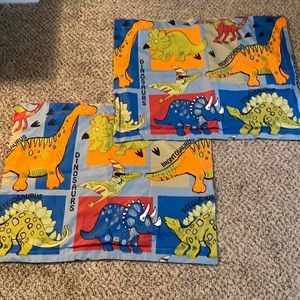 Set of 2 Dream Factory Dinosaur Pillowshams